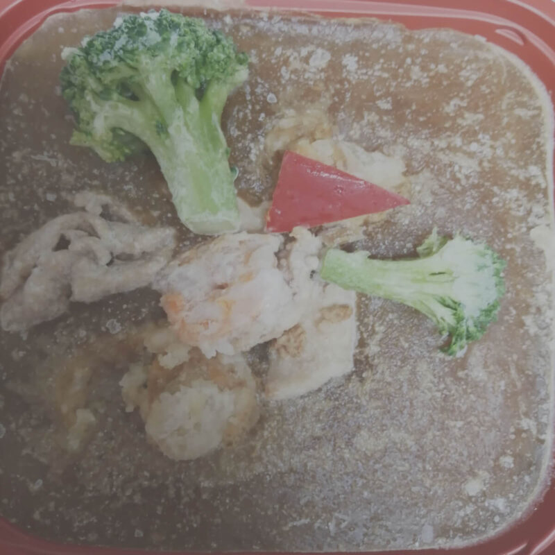 温める前の中華丼