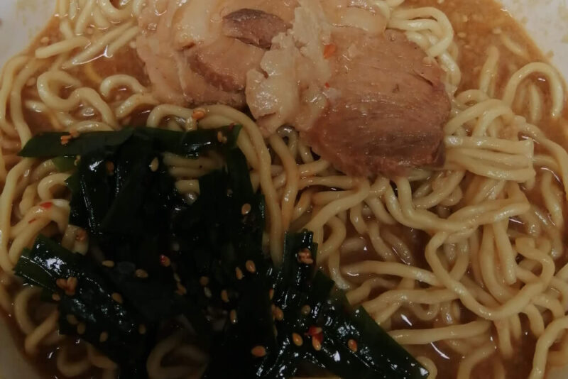 完成したザ・味噌ラーメン