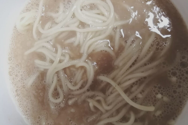 毎日が餃子曜日温めたラーメン