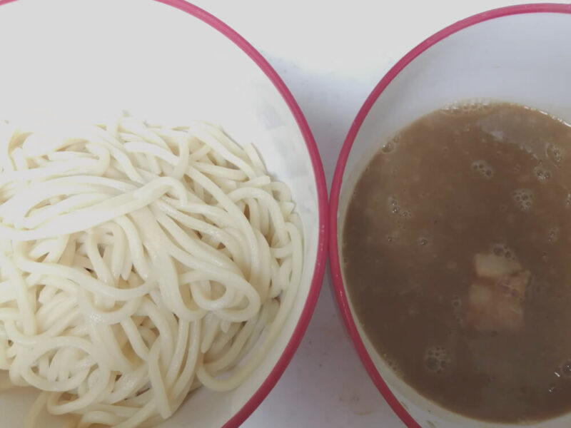 毎日が餃子曜日つけ麺完成