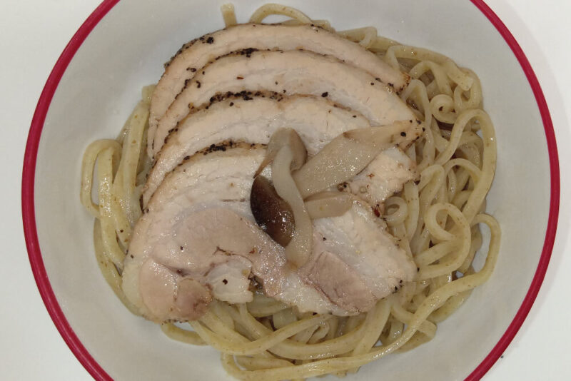 komugiの完成したつけ麺